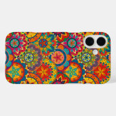 Funky Retro Farbige Mandala-Muster Case-Mate iPhone Hülle (Rückseite (Horizontal))