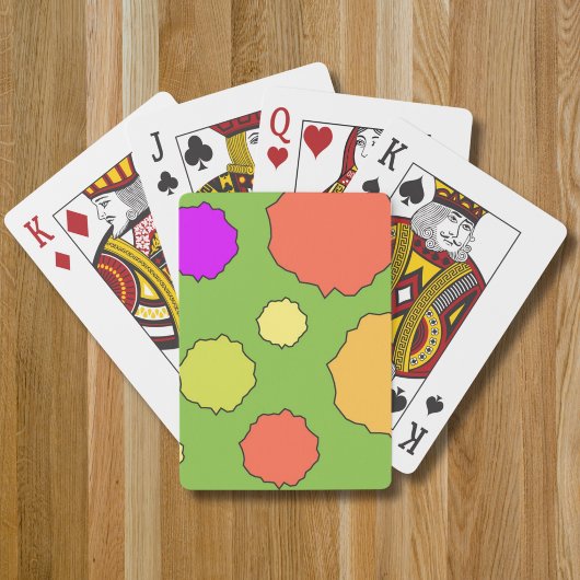 Funky Retro Geometric Classic Playing Cards Spielkarten