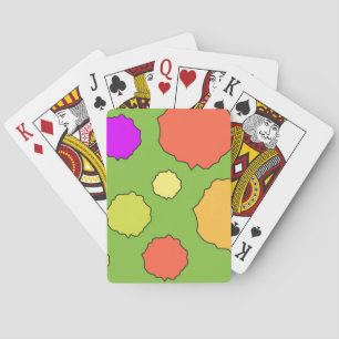 Funky Retro Geometrische Klassische Spielkarten