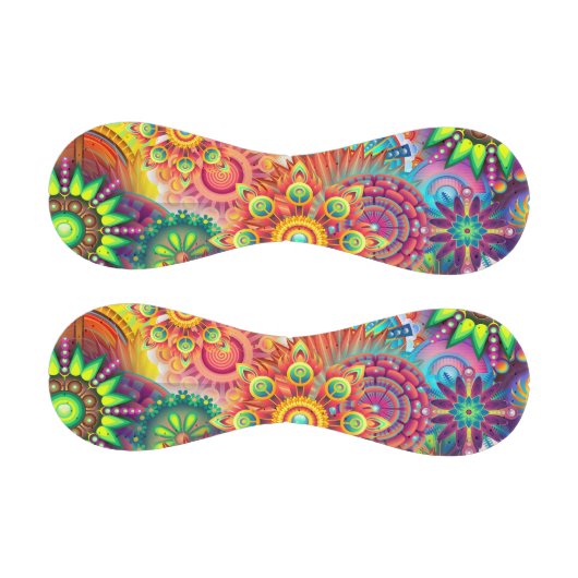 Funky Retro Muster Abstrakt Bohemisch Baseball (Paneele)