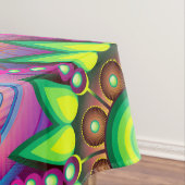 Funky Retro Muster Abstrakt Bohemisch Tischdecke (Beispiel)
