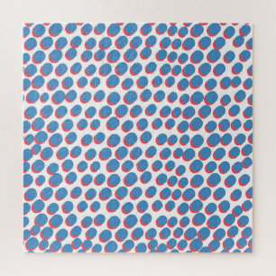 Funky Retro Neon: Nahtloses Vintage-Muster Puzzle