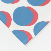 Funky Retro Neon: Vintag nahtlos Fleecedecke (Ecke)