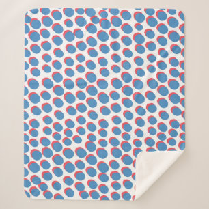 Funky Retro Neon: Vintag nahtlos Sherpadecke
