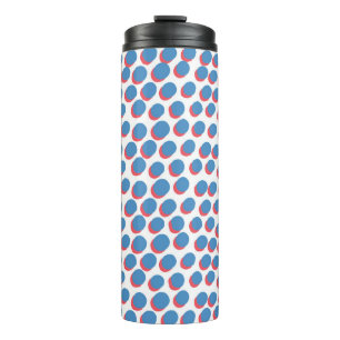 Funky Retro Neon: Vintag nahtlos Thermosbecher