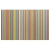 Funky Retro Orange Brawn Yellow Aqua Stripes (1970 Stoff (Yard (91,4 cm))