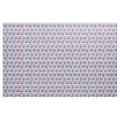 Funky Retro Owls Fabric Stoff (Yard (91,4 cm))