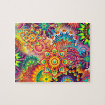 Funky Retro Pattern Abstrakt Boho