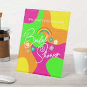 Funky Retro-Polterabend Sockelschild (In SItu)