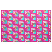 Funky Retro Pop Art Bubble Gum Lips Stoff (Fat Quarter (45,7 x 55,9 cm))