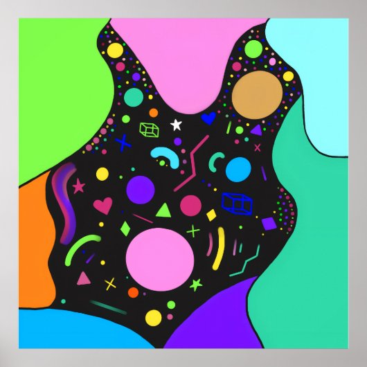 Funky Retro Poster (Vorne)