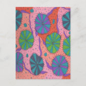 Funky Retro Vibes Postkarte (Vorderseite)