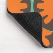 Funky Retro Wirbel Mousepad (Ecke)