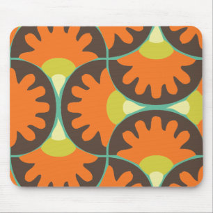 Funky Retro Wirbel Mousepad