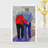 Funky Road Card Karte (Gelbe Blume)