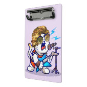 Funky Rockstar Cat - Cool Music Lover Kitty Mini Klemmbrett (Gewinkelt2)