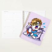 Funky Rockstar Cat - Cool Music Lover Kitty Planer (Anzeige)