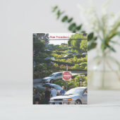 Funky San Francisco Postcard! Postkarte (Stehend Vorderseite)