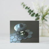 Funky Saucer 2 Postcard Postkarte (Stehend Vorderseite)