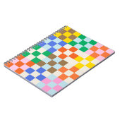 Funky Schachbrett Notizblock (Linke Seite)