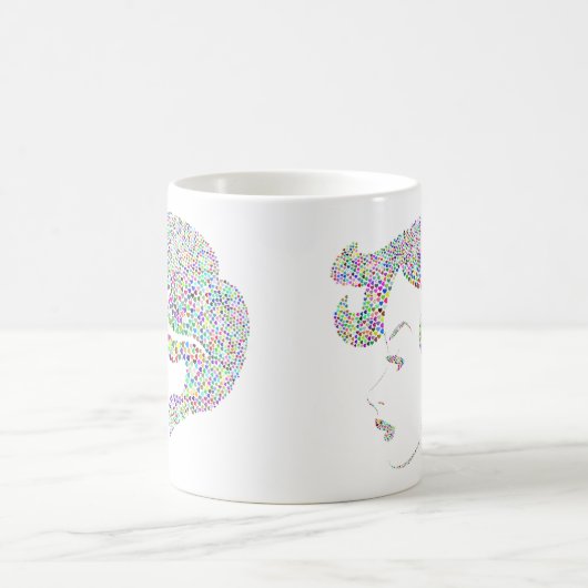 Funky Schuhe bunt Sommerflip Flops Kaffeetasse (Mittel)