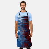 Funky Schürze Abstact Art Schürze (Getragen)