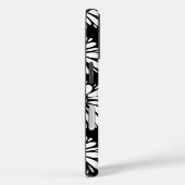 Funky Schwarzweiß-Blume Case-Mate iPhone Hülle (Rückseite / Rechts)