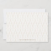 Funky Script Moderne Speichern Sie die Datums Kart Save The Date (Rückseite)