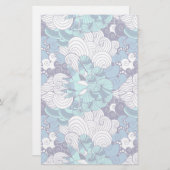 Funky Seashell Pattern Briefpapier (Vorne/Hinten)