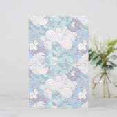 Funky Seashell Pattern Briefpapier (Stehend Vorderseite)