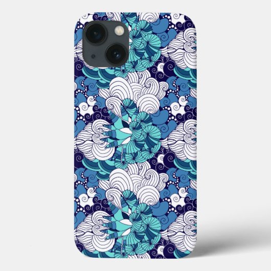Funky Seashell Pattern Case-Mate iPhone Hülle (Rückseite)