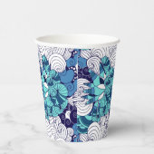 Funky Seashell Pattern Pappbecher (Rechts)