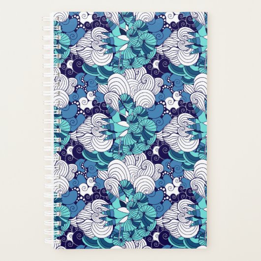 Funky Seashell Pattern Planer (Vorderseite)