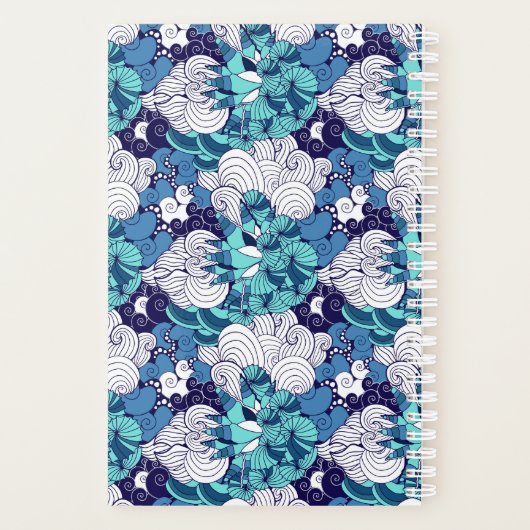 Funky Seashell Pattern Planer (Rückseite)