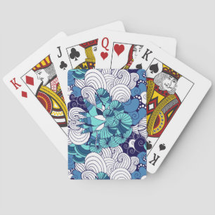 Funky Seashell Pattern Spielkarten
