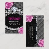 Funky Shabby Chic-büschelige Geschäfts-Karten Visitenkarte (Vorne/Hinten)