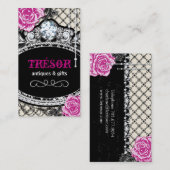 Funky Shabby Chic-Geschäfts-Karten Visitenkarte (Vorne/Hinten)