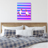 Funky Shrimps Wall Art Leinwanddruck (Insitu (Schlafzimmer))
