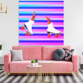 Funky Shrimps Wall Art Leinwanddruck (Insitu (Wohnzimmer))