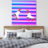Funky Shrimps Wall Art Leinwanddruck (Insitu (Schlafzimmer))