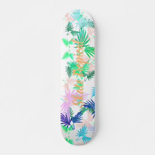 Funky Skate Tropical Palm Blätter Skateboard