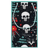 Funky Skull Geschenktasche Kleine Geschenktüte (Rückseite)