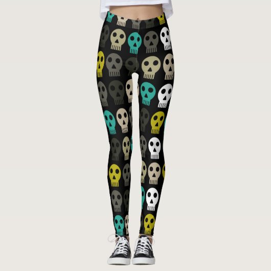 Funky Skull Leggings (Vorderseite)