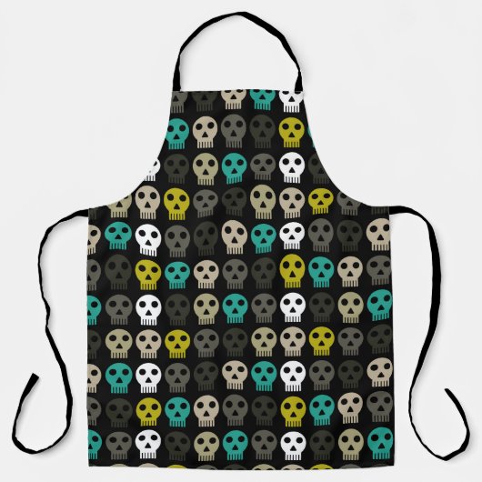 Funky Skull Schürze (Vorderseite)