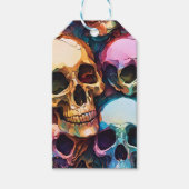 Funky Skulls Geschenkanhänger (Vorderseite)