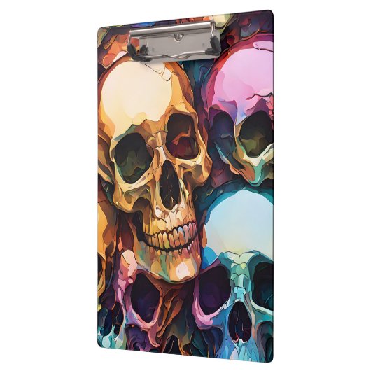 Funky Skulls Klemmbrett (Links)