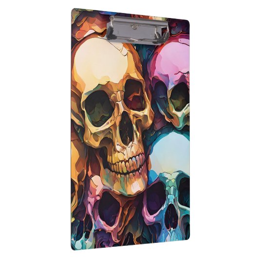 Funky Skulls Klemmbrett (Rechts)