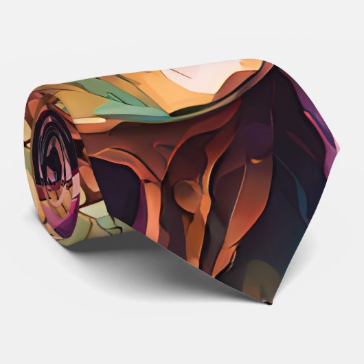 Funky Skulls Krawatte (Gerollt)