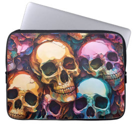 Funky Skulls Laptopschutzhülle