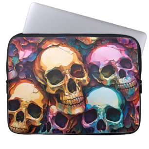 Funky Skulls Laptopschutzhülle